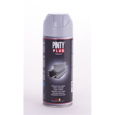 Apprêt de zinc en spray protection du métal 400ml gris mat - pinty plus