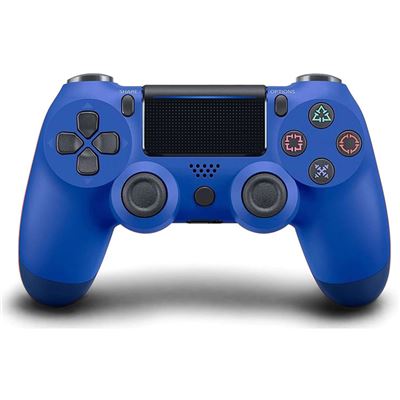 Manette sans fil bluetooth générique compatible pour PS4 double shock - bleu