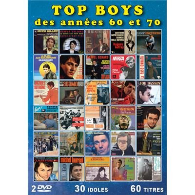 Top Boys des années 60 et 70 - 30 idoles - 60 titres - 2 DVD
