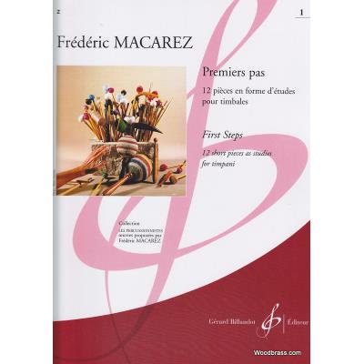 Méthodes et pédagogie BILLAUDOT MACAREZ F. - PREMIER PAS VOL. 1 - PERCUSSIONS Percussion