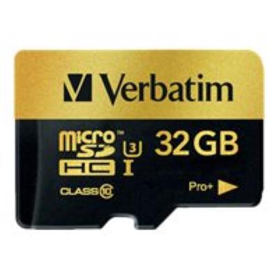 Verbatim PRO+ - flashgeheugenkaart - 32 GB - microSDHC UHS-I
