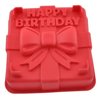 Cecoa Happy Square Moule A Gateau Anniversaire Rouge Plat Moule Achat Prix Fnac