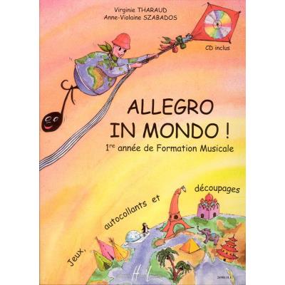 Méthodes et pédagogie LEMOINE THARAUD V. / SZABADOS A.V. - ALLEGRO IN MONDO + CD Eveil musical