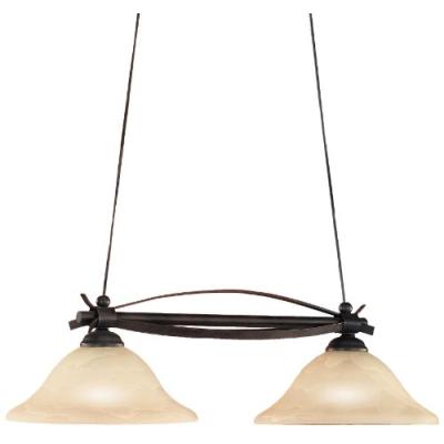 HONSEL 70532 LAMPE SUSPENSION MÉTAL VIEILLI VERRE
