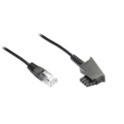 Tae anschlusskabel 3 m, tae-f stecker an rj45, schwarz good connections 3503-rj45