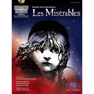 Méthodes et pédagogie HAL LEONARD LES MISERABLES BROADWAY SINGERS EDITION PIANO VOCAL + CD - VOICE Chant