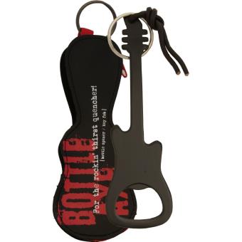 Porte-clés décapsuleur en forme de guitare