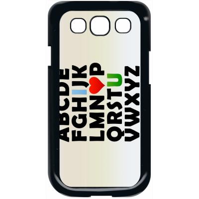 Coque samsung s3 abecedaire i love u