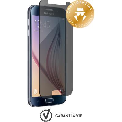 Protège écran Plat Privé Garanti à vie en Verre trempé pour Samsung G S6 Force Glass