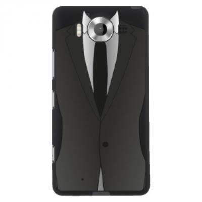 Coque souple pour Microsoft Lumia 950 avec impression Motifs smoking