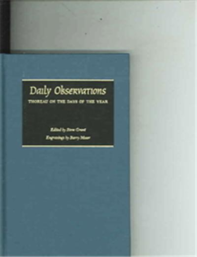 Daily Observations, Spirit of Thoreau
