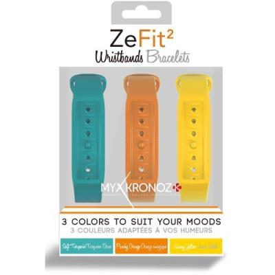 MyKronoz ZeFit 2 Colorama KRPACKZEFIT23CO Pack de 3 Bracelets pour Smartphone/Tablette