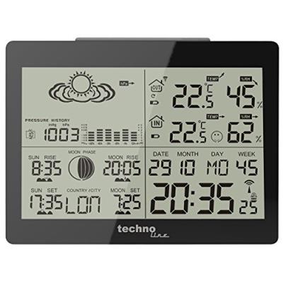 Technoline WS 6760 Wetterstation – schwarz