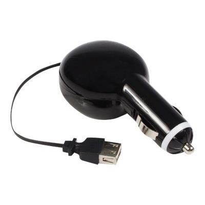 StarTech.com USB Retractable Car Charger Adapter - netspanningsadapter - wagen