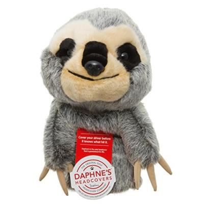 Daphnes couvre-club fantaisie singe-sloth gris
