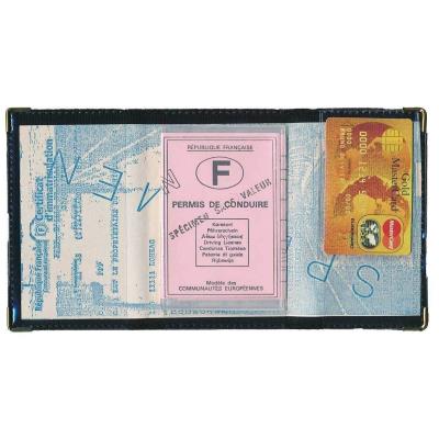 Etui Porte Papier Voiture + étui Protection Anti RFID/NFC - la Carte Grise  - permis de Conduire