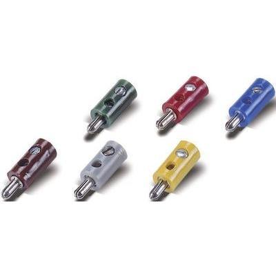 Fiche banane miniature mâle 2,6 mm blanche sonstige