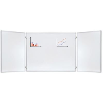 franken franken tableau rabattable, 2 volets, (l)900 x (h)600 mm noir