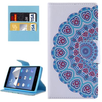 OnePlus Two Coque housse Cuir PU  Fleurs