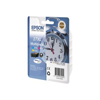 Epson 27XL Multipack - 3 - geel, cyaan, magenta - origineel - inktcartridge