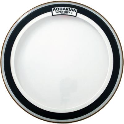 Accessoires batteries AQUARIAN SUPERKICK I 20 - TRANSPARENTE - SKI20 Peaux grosse caisse