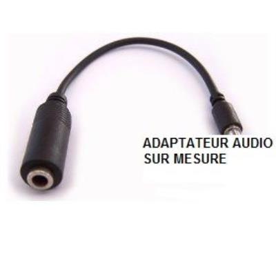 ozzzo câble adaptateur audio jack avec in 3,5mm et out sur mesure pour apple iphone 5 5s