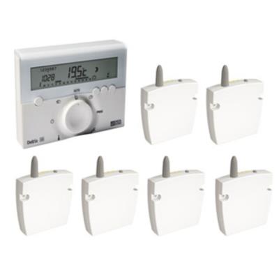 Delta Dore DEL6050458 Programmateur radio fil pilote 3 Zones
