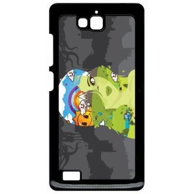 Coque huawei honor 3c et 3c 4g pop art cloudy sunny