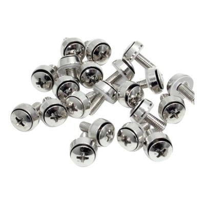 StarTech.com Paquet de 50 vis de montage M6 pour armoire serveur - Kit de visserie (pack de 50) - pour P/N: RACK-18U-20-WALL-OA, RACK-21U-20-WALL-OA, RACK-24U-20-WALL-OA, RK3236BKF, WALLMOUNT4
