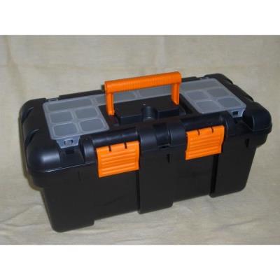 grande caisse boite a outils en plastique pour bricolage rangement d'outil 50x25x24 cm