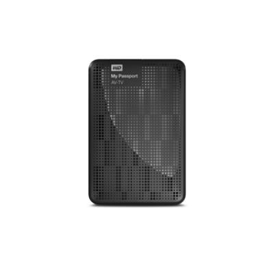 WD My Passport AV-TV WDBHDK0010BBK - Disque dur - 1 To - externe ( portable ) - USB 3.0 - noir