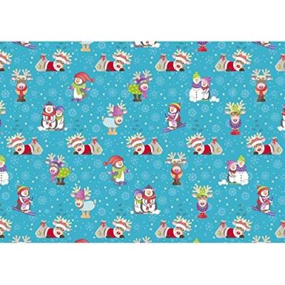 Susy card papier demballage de noël snow & fun 11427366