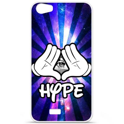 Coque en silicone imprimée compatible Wiko Lenny 2 Hype Illuminati