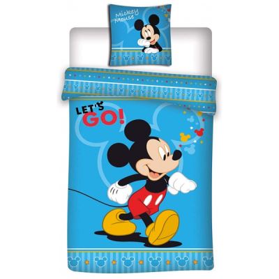 Mickey Disney Go - Parure de Lit Enfant - Housse de Couette