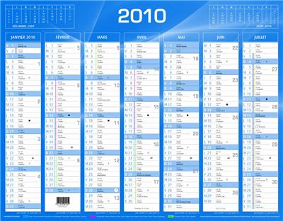Calendrier de Banque 27x21 Quo Vadis 2010