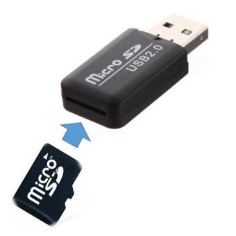 Mini lecteur de carte Micro SD pour prises USB A et C idéal