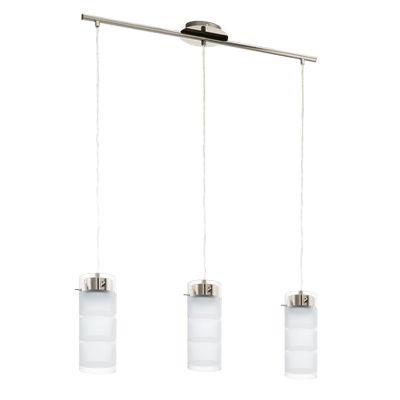 Suspension OLVERO 3X7W Nickel mat - EGLO LIGHTING - 93542