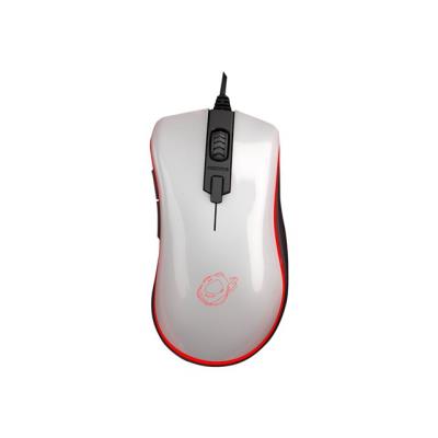 Ozone Neon M50 - muis - USB - glanzend wit