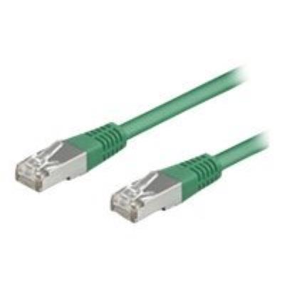 wentronic - Câble réseau - RJ-45 (M) pour RJ-45 (M) - 50 cm - FTP - CAT 5e - vert