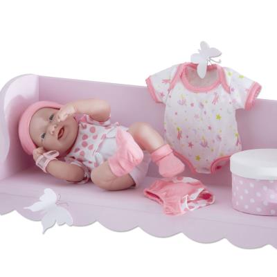 Poupon De 36 Cm Nouveau Ne Sexue Fille Rose Calinou Poupee Achat Prix Fnac