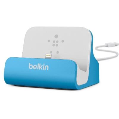 Belkin F8J045btBLU Station d'accueil bleue pour iPhone 5 et l'iPod touch (5e génération)