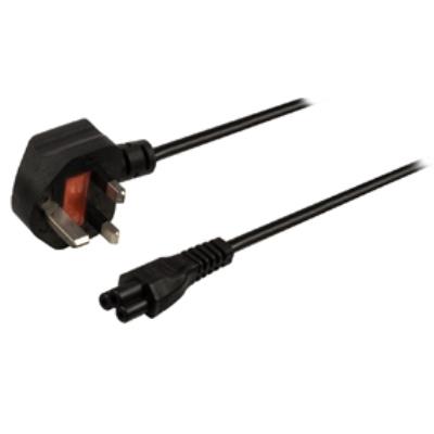 Câble dalimentation à prise anglaise mâle - iec-320-c5 5.00 m noir valueline
