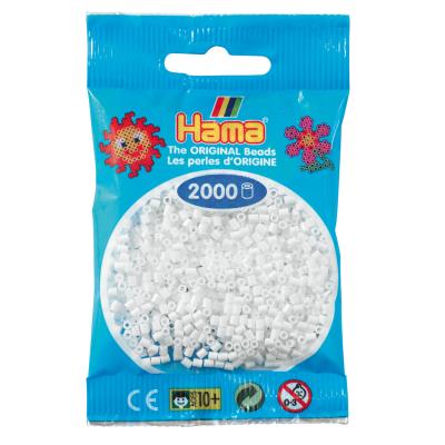 2 000 perles mini (petites perles Ø2,5 mm)- blanc