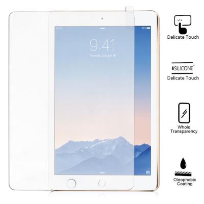 Protecteur d'écran en verre trempé Straight Edge pour IPAD Pro 9.7 / Air 2 (Gold Packaging)