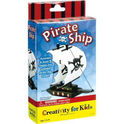 Creativity For Kids - Cfk1475 - Kit De Loisirs Créatifs - Mini-Kit Faites Vous-Même Votre Bateau De Pirate