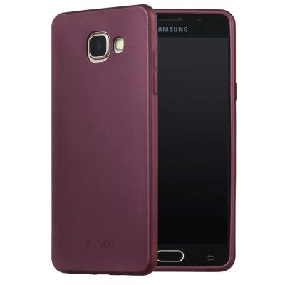 Coque TPU X-LEVEL séries Gel pour Samsung Galaxy A5 SM-A510F (2016) - Wine Red