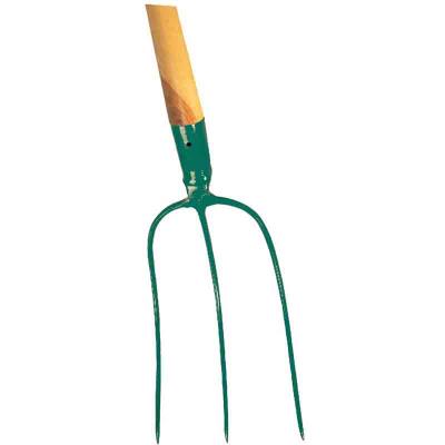 CAP VERT - Fourche à foin 3 dents - 30 cm emmanché