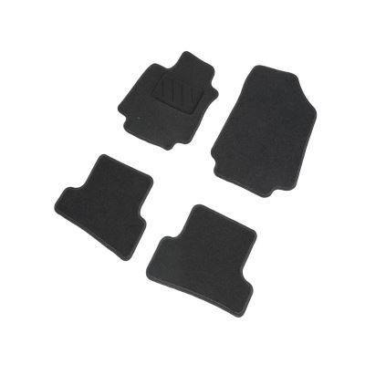 DBS 1765724 Tapis Auto - Sur Mesure - Tapis de sol pour Voiture - 4 Pièces - Moquette noir 600g/m² - Gamme One