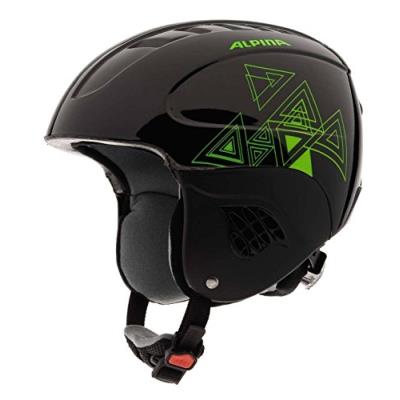 Alpina carat casque noir vert 54-58 cm
