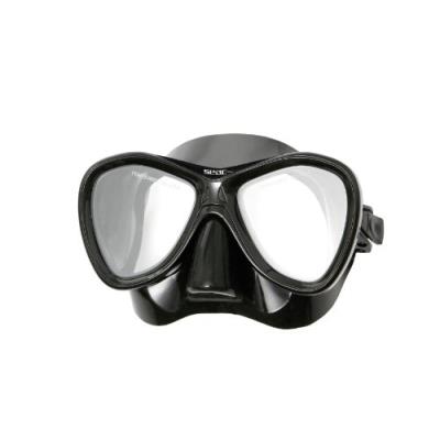 Seac capri masque de snorkeling adulte noir noir